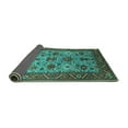thumbnail image 2 of Ahgly Company Indoor Rectangle Oriental Turquoise Blue Industrial Area Rugs, 2' x 3', 2 of 4
