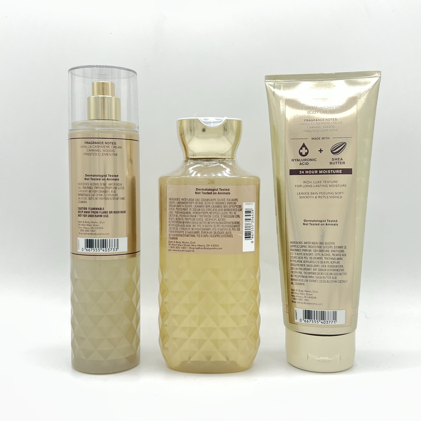 New Bath & Body Works CASHMERE GLOW Shower Gel Fragrance Mist Lotion & Cream