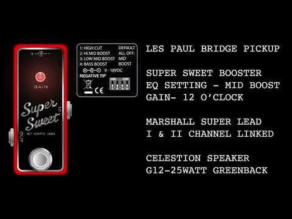 Xotic Effects Super Sweet Booster Effects Pedal