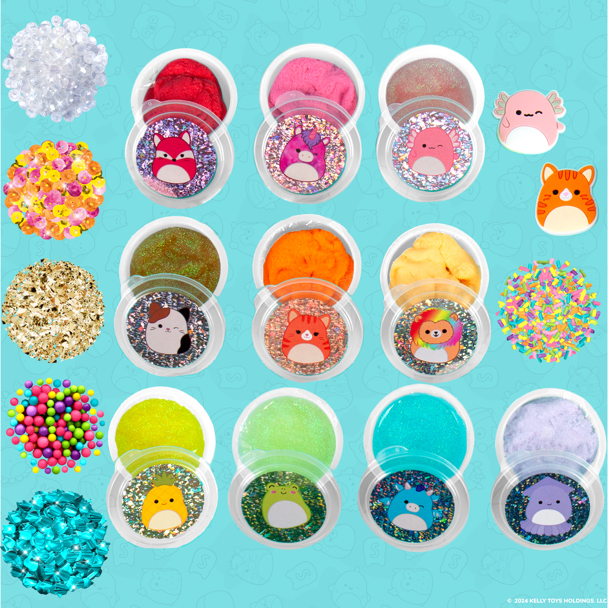 Squishmallows Ultimate Slime Mix-Ins with 8 Rainbow Textures photo 2