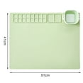 thumbnail image 5 of sunsanly Silicone Craft Mat with Collapsible Cup Non-Stick Surface Easy Maintenance Portable DIY Folding Painting Mat Silicone Pad, 5 of 8