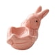 thumbnail image 5 of Huevera de Conejo de Cerámica, Soporte para Huevos de de Pascua, Figura de Mesa de Pascua para Huevos Duros, Soporte para Huevos para Almuerz Rosa, 5 of 8