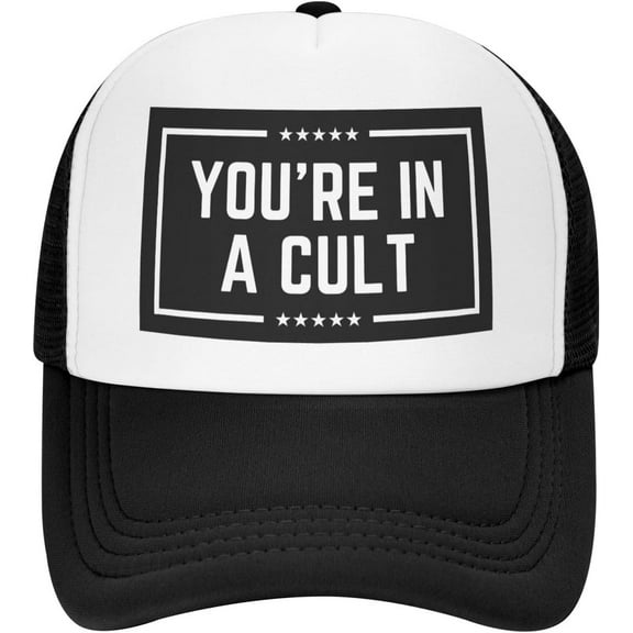 You're in A Cult Mesh Cap Men Women Baseball Cap Trucker Hat Sports Cap