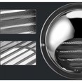 thumbnail image 4 of Rejilla de ventilación, Salida de ventilación redonda Rejilla de ventilación de acero inoxidable, R, 4 of 5
