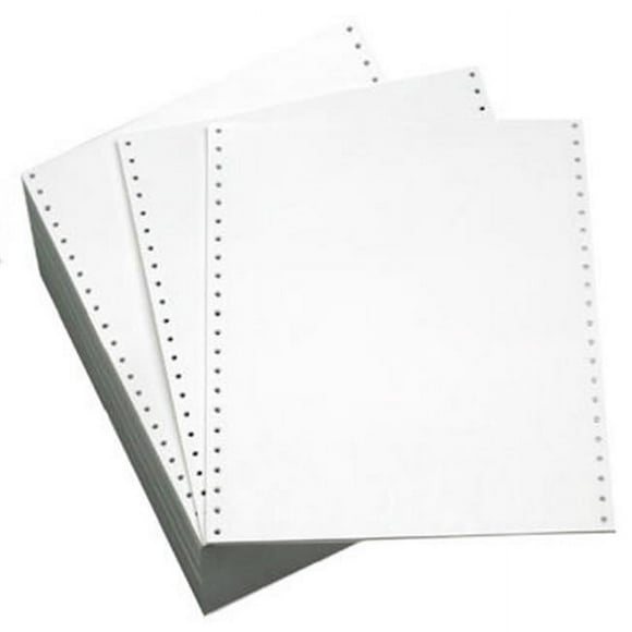 Domtar Papier 951028 Papier Informatique de 9,5 Po- 3000 Feuilles- Blanc