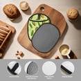 thumbnail image 4 of Pofeuu Fresh Corn Print Silicone Pot Mat Mitten With Hanging Loop Heat Resistant Oven Mitts Non-Slip Bbq Baking Smoking Potholders, 4 of 7