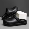 thumbnail image 2 of Men'S Cloud Cushion 2-In-1 Clogs, Soft Sole Non-Slip Closed Toe Slides, Medical Work Shoes, 2 of 3