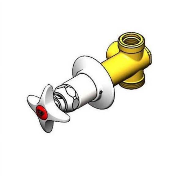 t and s brass b-1025-1 hot concealed bypass valve