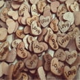 thumbnail image 5 of 500pcs Rustic Wooden Love Heart Wedding Table Scatter Decoration Crafts, 5 of 5