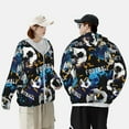 thumbnail image 4 of Kdxio Football Print Women Men Sun Protection UPF 50+ Jackets Zip Up Long Sleeve Hoodie Hiking Lightweight with Pockets, 4 of 7
