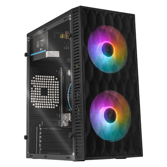 Computadora Escritorio Xtreme PC Gaming Intel Core i5 12400 16GB SSD 1TB WIFI Black juegos casuales, trabajo y estudio