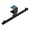 Black, variant on Space Saving Desk Side Hook For Backpacks Carbon Steel Construction Easy Installation Bag Hanger Classroom Accessory