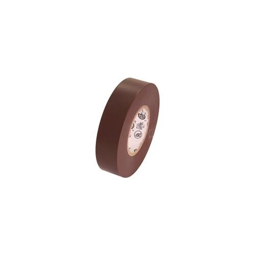 1.5 Core - 1700C-Brown-3/4x66FT-Vinyl Color Coding Tape 3/4inx66Ft Pack of 1 