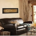 thumbnail image 2 of HomeRoots 11 x 33 x 1 in. Man Cave 2 Black Framed Print Wall Art, 2 of 2