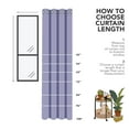 thumbnail image 4 of Deconovo Thermal Insulated Blackout Curtains 52x72 inch - Grommet Room Darkening Window Curtains for Bedroom (52x72 inch, Lavender Purple, Set of 2 Panels), 4 of 7