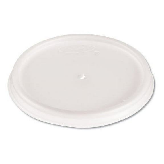 Dart Plastic Lids, Fits 4 oz Cups, Vented, Translucent, 100/Pack, 10 Packs/Carton, Each