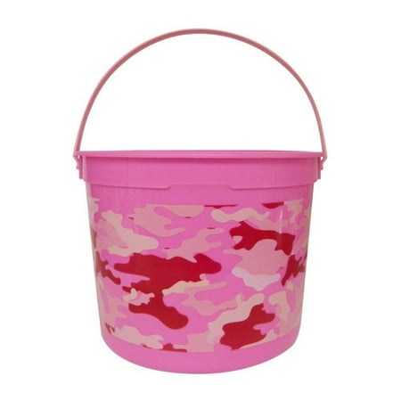 5-qt Bucket with Handle, Pink Camo