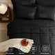thumbnail image 2 of Juego de edredón CozyLux Queen, 7 piezas, cama en bolsa, color negro, 2 of 7