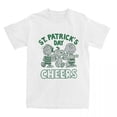 thumbnail image 3 of Camiseta vintage de Snoopy, San Patricio, Charlie Brown, Cheers para hombre, camisetas de cuello redondo versátiles, camisetas unisex encantadoras de algodón puro, 3 of 4
