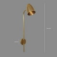 thumbnail image 3 of Single Light Brass Sputnik Wall Sconce Light Fixture., 3 of 3