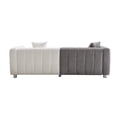 thumbnail image 7 of 84" Teddy Velvet 3-Seater Bubble Couch, Plush Modern Sofa with Deep Seat & 6 Metal Legs for Living Room, Bedroom, Office, 7 of 7