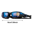thumbnail image 3 of SIfdSeng Lunettes de Natation pour un Brouillard Clair et Confortable Lunettes de Natation avec Sangles Ajustables pour Entraînement Intérieur Extérieur, 3 of 9