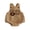 Brown, variant on Infant Baby Boy Girl First Half Birthday Outfit Half Way To One Years Old Birthday Summer Clothes Romper Overalls Loose Fit Letter Number Print Sleeveless Jumpsuit Playsuit