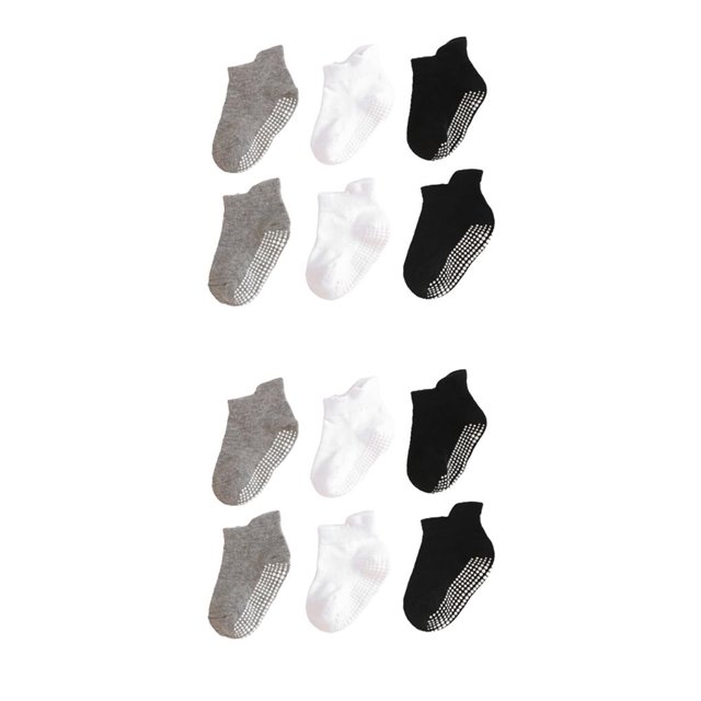 Guardurnaity 6 piezas de medias para niños, calcetines tobilleros, manguera de estilo simple, ropa para niños que siguen dibujando para niñas, Type2 NO2