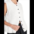 thumbnail image 3 of Chaleco Tipo Suéter para Mujer, -Verano 2025, Informal, Ligero, de Punto, Sin Mangas, con Botones, Ropa de Moda. L, 3 of 7