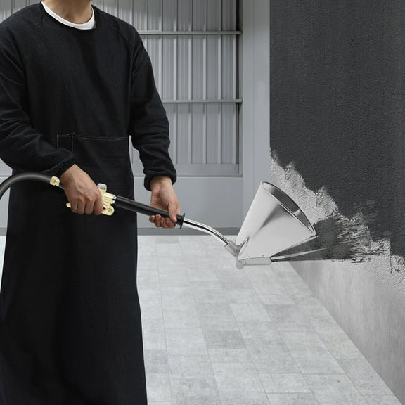 Cement Spray Gun, Cement Mortar Spray Gun  8-12bar Working Pressure Aluminum, 201 Stainless Steel Cement Sprayer