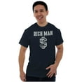 thumbnail image 3 of Cool Rich Man Dollar Sign Money Men's Graphic T Shirt Tees Brisco Brands S, 3 of 5