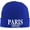 Blue, variant on Paris Winter Beanie Daily Hat Cuffed Plain Knitted Skull Cap for Men and Women Warm
