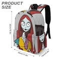 thumbnail image 3 of The Nightmare Before Christmas Sally Backpack Schoolbag Multifunctional Adjustable Daypack Student Satchel Unisex Stylish Bookbag Rucksack, 3 of 8