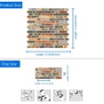 thumbnail image 5 of DEWOO Thick Kitchen Peel and Stick Tile Backsplash, Stick on Wall Tiles, 12"x12" Self Adhesive Sticky 3D Wall Marble Tiles Bathroom (10-Sheet，Multicolor), 5 of 11