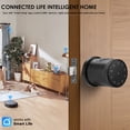 thumbnail image 6 of Smart Fingerprint Door Lock, 5 in 1 Smart Fingerprint Door Knob with Keypad, App Control, IC Card,Auto Lock, Biometric Door Knob with Lock for Bedroom, Apartment, Garage, Home & Office, 6 of 11