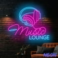thumbnail image 4 of Handmadetneonsign Music Lounge Neon Sign, Headphone Led Sign, Music Room Wall Art, Home Wall Decor 91168, 4 of 5