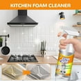 thumbnail image 6 of Kitchen Foam Cleaner Spray, Heavy-Duty Degreaser for Cooktops, Range Hoods, Sinks and Tiles, Stubborn Stains Cleaner, Deep Cleaning Kit (2fl.oz), 6 of 8