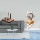 thumbnail image 2 of Portapapeles,Servilletero de cafetería,servilletero,organizador de mesa,Servilletero de escritorio para encimera,comedor interior,Estatua del astronauta,Figura decorativa espacial de estatua, 2 of 8