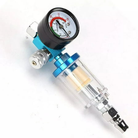 4 Line Air Filter & Air Pressure Regulator Combination Tool Kit Air Compressor Fangkenuo