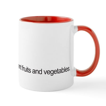 

CafePress - Vegan Definition - 11 oz Ceramic Mug - Novelty Coffee Tea Cup