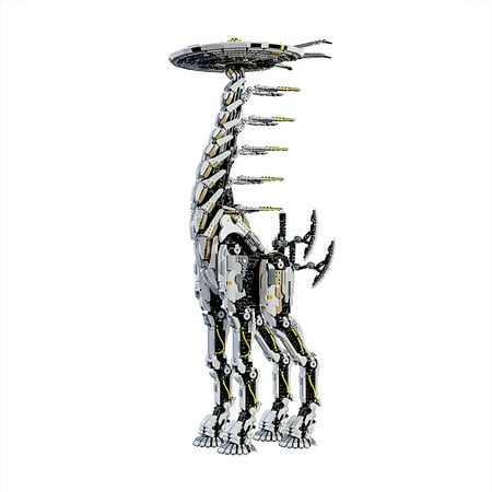 Moc Game Horizon Zero Dawnd Mecha Building Blocks Tallneck Robot Building Blocks Kit Toys for Children Birhtday Gifts