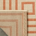 thumbnail image 4 of Safavieh Linden Amelia Geometric Indoor/Outdoor Area Rug, Cream/Rust, 4' x 6', 4 of 8