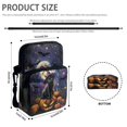 thumbnail image 6 of POLERO Halloween Cat Pattern Crossbody Bag Elastic Polyester Crossbody Coin Case for Womens, Lightweight with Zipper Crossbody Bags, 6 of 7