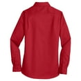 thumbnail image 6 of Yellow Rooster Women's Long Sleeve SuperPro Twill Shirt Rich Red 3XL, 6 of 6