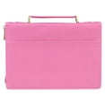 thumbnail image 2 of Christian Art Gifts Fashion Bible Cover Amazing Grace Scenic Faux Leather, Pink, Large, 2 of 6