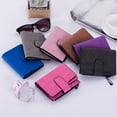 thumbnail image 2 of PENGX Vintage Solid Color Bifold Wallet for Women  Compact Coin Purse with Credit Card Slots, 2 of 7
