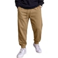 thumbnail image 2 of Men's Casual Solid Sweatpants Elastic Waist Drawstring Joggers Loose Fit Tapered Athletic Pants with Pockets, XL, 2 of 8