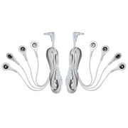 Tens Lead Wires - Port Doubler - Four Snap Connectors (2 Pack) - Discount Tens Brand