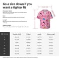 thumbnail image 5 of Lsque Sanrio print Men's Cuban Collar Short Sleeve Shirt Summer Beachwear Casual Button Down Fashionable Vacation Leisure Shirt-XX-Large, 5 of 7