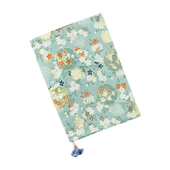 Protector de libro ajustable con patrón de flores, accesorios ornamentales resistentes a desgarros para amantes de los libros, libros de bolsillo ,